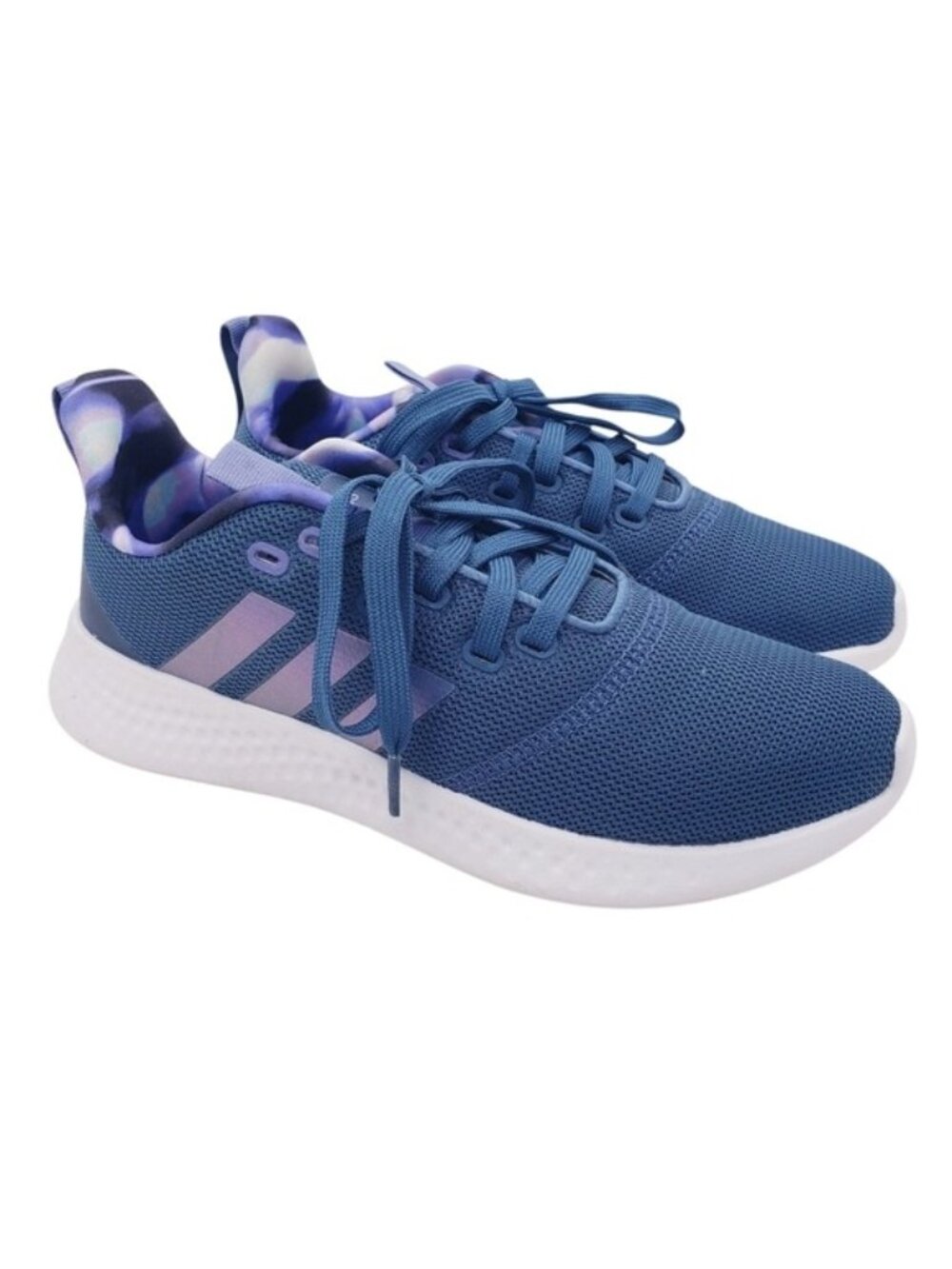 Adidas PureMotion Orbit Indigo/Cloud White Athletic Running Shoes Women's Size 7